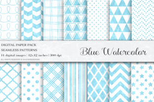 Blue Watercolor Digital Papers: A Versatile Tool for Modern Creatives