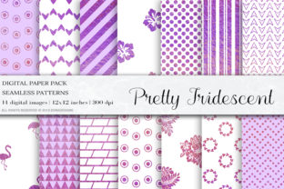 Pretty Iridescent Seamless Patterns: A Versatile Digital Design for Creative Projects