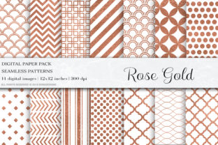 Rose Gold Seamless Patterns: A Timeless Choice for Creative Projects