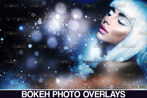 Space Skies Backgrounds Night Digial: Enhance Your Creative Projects with Stunning Bokeh Overlays