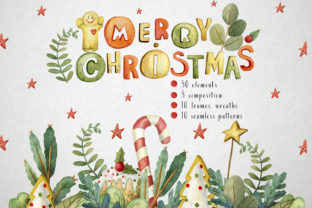 Sweet Christmas Watercolor Set